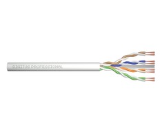 Assmann Electronic DIGITUS CAT 6A U-UTP patch cable raw ilgis 100m popierinė dėžutė AWG 26/7 LSZH simplex spalvotas pilkas