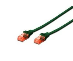 Assmann Electronic DIGITUS CAT 6 U-UTP pataisomasis kabelis PVC AWG 26/7 ilgis 2m raudona spalva