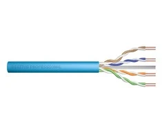 Assmann Electronic DIGITUS DK-1614-A-VH-5 CAT 6A U-UTP instaliacinis kabelis 500MHz Dca EN 50575 AWG 23/1 500m būgnas sx mėlynas