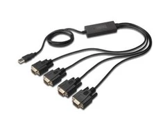 Assmann Electronic DIGITUS USB 2.0 iki RS232x4 kabelis 1,5 M mikroschemų rinkinys FT2232H