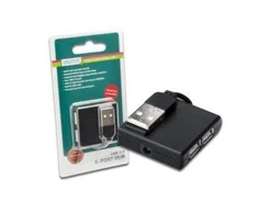 Assmann Electronic DIGITUS USB2.0 šakotuvas 4 prievadų 4xUSB A /F USB B mini F be maitinimo šaltinio, įskaitant. USB kabelis A/B mini