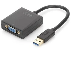 Assmann Electronic DIGITUS USB 3.0 į VGA adapteris įvesties USB išvestis VGA