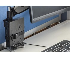 Assmann Electronic DIGITUS mini stalinio kompiuterio laikiklis VESA raštas 75x75 100x100 max.5Kg juodas