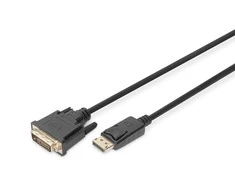 Kabelis Digitus Rodyti Uostas - DVI-D 3m juoda (DB-34031-030-S)