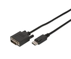 Kabelis Digitus Rodyti Uostas - DVI-D 2m juoda (DB-340301-020-S)