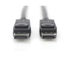 Assmann Electronic ASSMANN DisplayPort prijungimo kabelis DP M/M 3m su užraktu UHD 8K Vers. 1,3/1,4 mlrd