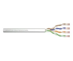 Assmann Electronic DIGITUS CAT 5e U-UTP patch cable raw ilgis 305m popierinė dėžutė AWG 26/7 PVC simplex spalvotas pilkas