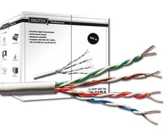 Assmann Electronic DIGITUS CAT 5e U-UTP instaliacinis kabelis žaliavinio ilgio 305 m popierinė dėžutė