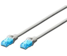Assmann Electronic DIGITUS DK-1512-250 Premium CAT 5e UTP patch kabelis Ilgis 25m Spalvotas pilkas
