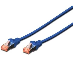DIGITUS SFTP LAN cable, patch 6 cat, 0.5m, mėlynas, 2xRJ45, DK-1644-005/B