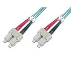Assmann Electronic „Assmann“ elektroninis DIGITUS šviesolaidinis laidas nuo SC iki SC daugiamodis 50/125 m dvipusis ilgis, 1 m, klasė OM3