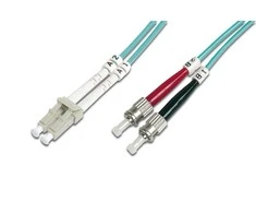 „Digitus Patchcord LC / ST“, 50 / 125 um, 1 m, OM3 (DK-2531-01 / 3)