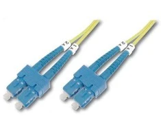 „Assmann Electronic DIGITUS“ šviesolaidinis laidas nuo SC iki SC OS2 vieno režimo 09/125 m dvipusis, ilgis 1 m