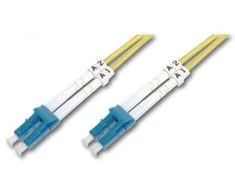 Assmann Electronic DIGITUS LWL patchable LC/LC 09/125um singelmode Duplex be halogenų su protokolu geltona 2m