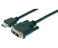 Digitus HDMI adapter cable, type A-DVI(18+1), M/M, 2.0m, Full HD, UL, juodas, DK-330300-020-S