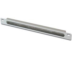 DIGITUS 254 mm (10") kabelių valdymo skydelis 0,5U, spalvotas pilkas RAL 7035, DN-10 ORG-1/2U