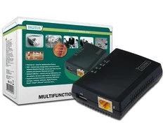 Assmann Electronic DIGITUS daugiafunkcis tinklo serveris 1xUSB2.0 spausdinimo serveris NAS ir tinklo USB šakotuvas 1xRJ45 10/100Mbps LAN