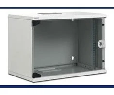 Assmann Electronic Assmann elektroninė DIGITUS sieninė spinta 19 colių 9HE RAL 7035 pilkas nemontuojamas be padėklo įsk. 8xsrews