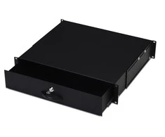 DIGITUS Schublade 2HE 483mm juodas abschliebar