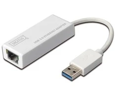 Assmann Electronic DIGITUS USB3.0 į Gigabit Ethernet adapteris RJ45 10/100/1000 Mbps baltas