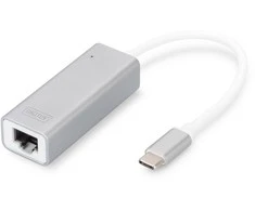 Digitus USB Type C 3.0 Gigabit Ethernet Adapter 10/100/1000 Mbps DN-3024