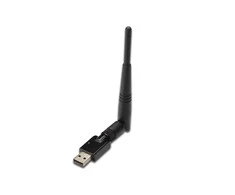 Assmann Electronic DIGITUS USB2.0 WLAN adapteris 300N su pakeista antena WPS funkcija Realtek 8192 mikroschemų rinkinys 2T/2R