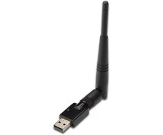 Assmann Electronic DIGITUS USB2.0 WLAN adapteris 300N su pakeista antena WPS funkcija Realtek 8192 mikroschemų rinkinys 2T/2R