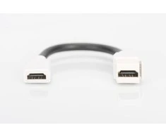 Digitus Modulis Keystone HDMI su su 12cm laidu, jungtis lizdams ir tuščioms plokštėms, moteriška/moteriška, balta