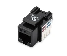 Assmann Electronic DIGITUS Keystone Modul Cat6 RJ45 neekranuoto kabelio montavimas per E klasės LSA juosteles