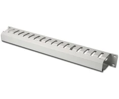 Assmann Electronic DIGITUS kabelių valdymo narvas 1U Nuimamas priekinis skydas RAL7035 pilkas