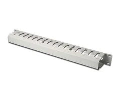 Assmann Electronic DIGITUS kabelių valdymo narvas 1U Nuimamas priekinis skydas RAL7035 pilkas