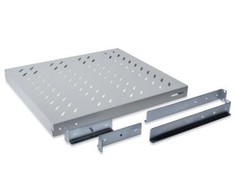 Assmann Electronic DIGITUS 19" spintos lentyna, 1U, 500-780mm, spalvotas sulankstymas (RAL 7035), DN-9