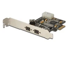 Assmann Electronic Assmann elektroninis DIGITUS valdiklis PCI-E DS-30203-2 Firewire 800/800 2x IEEE1394b +1x IEEE1394b, 5 LGW