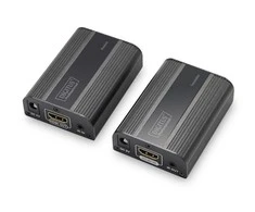 Assmann Electronic DIGITUS 4K HDMI plėtiklio rinkinys HDMI 2.0 30/60m per tinklo kabelį Cat 6 6a 7 UHD 4K2K/60Hz