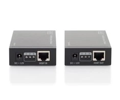 Assmann Electronic DIGITUS 4K HDMI prailginimo rinkinys HDBaseT 70 m per tinklo kabelį Cat 5E 6 7 UHD 4K2K/30 Hz