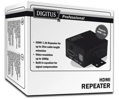 Šakotuvas Assmann Electronic Assmann elektroninis DIGITUS HDMI kartotuvas iki 35m 225MHz įsk. sieninis laikiklis