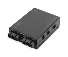 Šakotuvas Digitus Skaitmenas | Greitas Ethernet medijos keitiklis iš kelių į vienmodžius SC į SC, bangos ilgis 1310 nm | DN-82024 | SC | SC