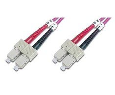 DIGITUS LWL Patchkabel SC -> SC 3.00m Multimode Duplex OM4