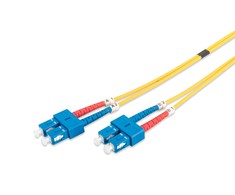 Assmann Electronic DIGITUS LWL patchable SC/SC 09/125um 2m singlemode Duplex be halogenų su geltonu protokolu