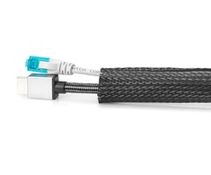 Assmann Electronic DIGITUS Cable Sock spalva juodas 2m