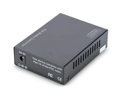 Šakotuvas Digitus Gigabit PoE Singlem.Media RJ45/SC SM PSE šviesolaidinis keitiklis