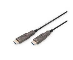 Digitus 4K AOC HDMI hibridinis šviesolaidinis kabelis su 10 m nuimamu kištuku