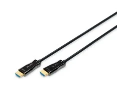 Assmann Electronic „Assmann“ elektroninis ASSMANN jungiamasis kabelis HDMI hibridinis šviesolaidinis „Premium HighSpeed Ethernet“ AOC 4K 60Hz UHD tipas HDMI A/HDMI AM/M 20m