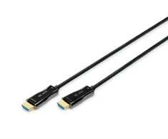 Assmann Electronic „Assmann“ elektroninis ASSMANN jungiamasis kabelis HDMI hibridinis šviesolaidinis „Premium HighSpeed Ethernet“ AOC 4K 60Hz UHD tipas HDMI A/HDMI AM/M 30m