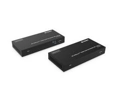 Digitus HDMI plėstuvas / plėstuvas 4K 60 Hz 150 m per vytos poros Cat.6A/7/8 HDBaseT HDCP2.2 IR EDID PoC, sukomplektuotas