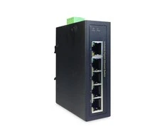Šakotuvas „Digitus Industrial“ 5 prievadų gigabitų jungiklis | DN-651107 | Nevaldomas | Montuojamas ant DIN bėgelio
