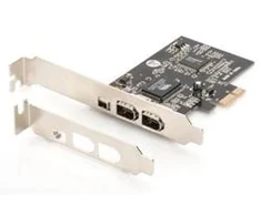 Assmann Electronic DIGITUS IEEE 1394a sąsajos kortelė PCIexpress 3 prievadas 1x int. 2x išorinis Uostai