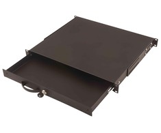 DIGITUS Schublade 1HE 483mm juodas abschliebar