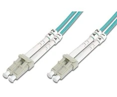 Assmann Electronic DIGITUS LWL patchable LC/LC 50/125um 2m Multimode Duplex be halogenų su protokolu aqa color OM3