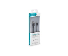 USB kabelis Digitus USB-A - 1 m Juodas (DB-300127- 010- S)